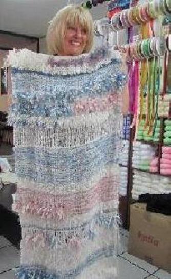woven shawl throw