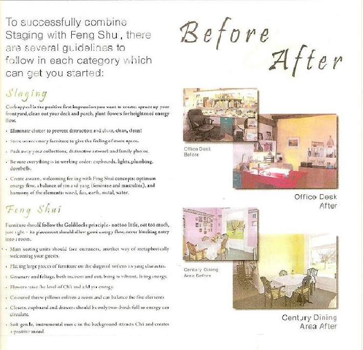 Before and After staging photos